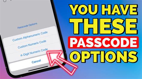 change iphone to 4 digit passcode|iphone asking for 6 digit passcode.